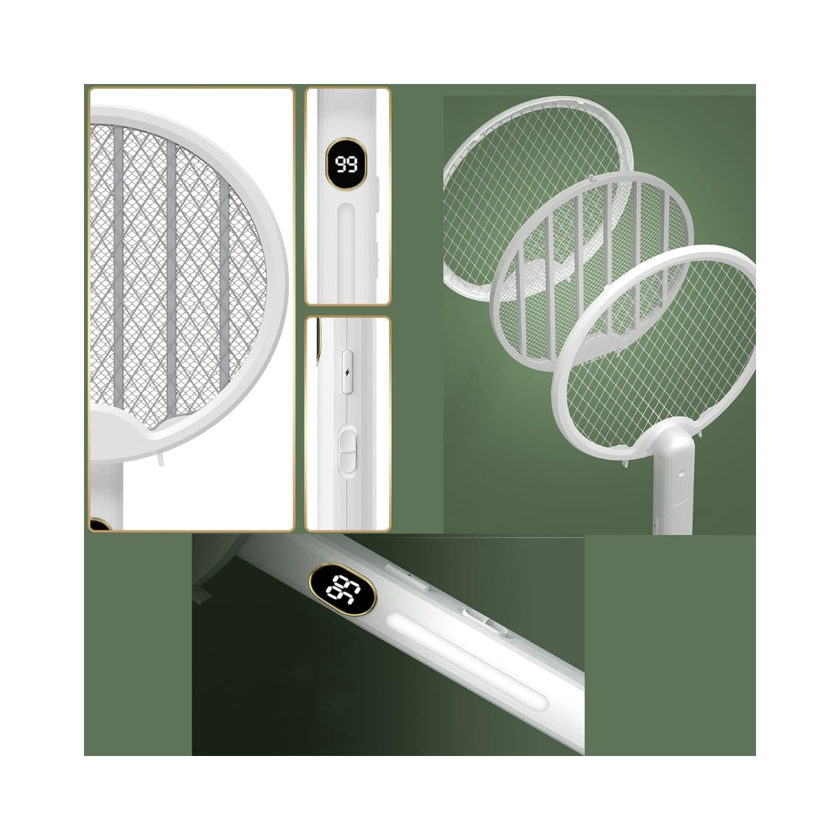 Adiós Mosquitos: Matamoscas Inteligente con Pantalla Digital